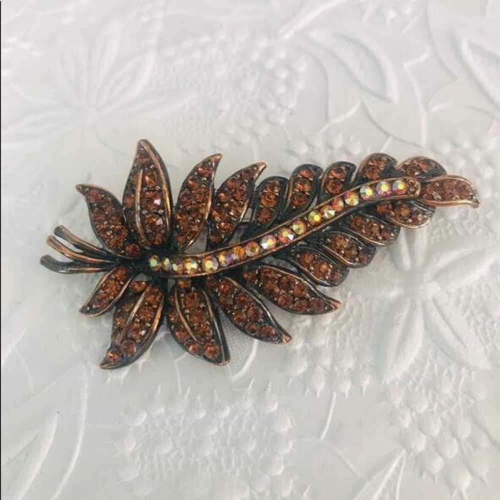 Fabulous Unsigned Ambar AB Brooch